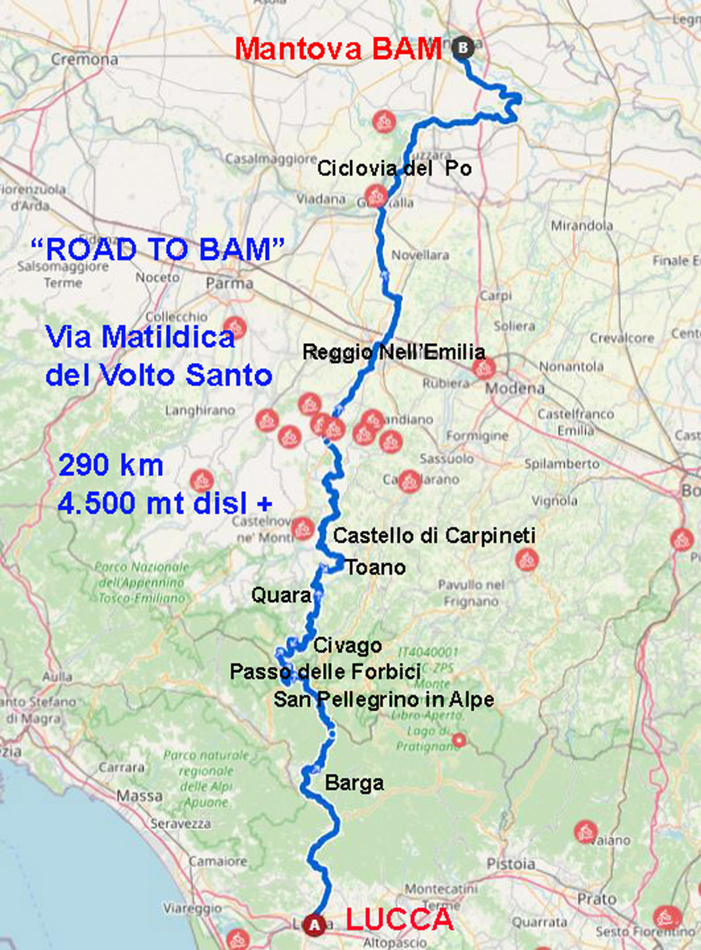 Via Matildica del volto Santo trail - gallery - photo 1